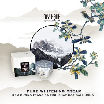 PURE WHITENING CREAM KEM DƯỠNG TRẮNG TINH CHẤT HOA OẢI HƯƠNG