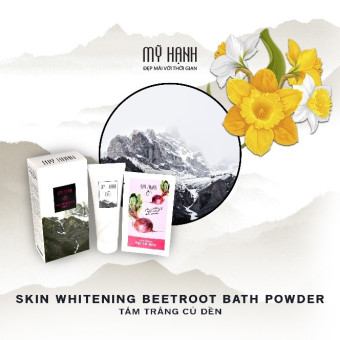 SKIN WHITENING BEETROOT BATH POWDER FOR FACE TẮM TRẮNG CỦ DỀN – CHO DA MẶT